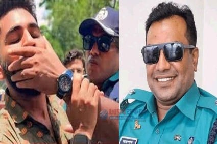 শিক্ষার্থীর মুখ চেপে ধরা সেই পুলিশ পরিদর্শক আরশাদ বরখাস্ত