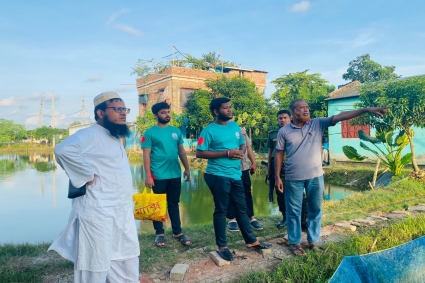 জলাবদ্ধতা নিরসনে সাতক্ষীরায় প্রশাসন ও তরুণদের সমন্বিত অভিযান